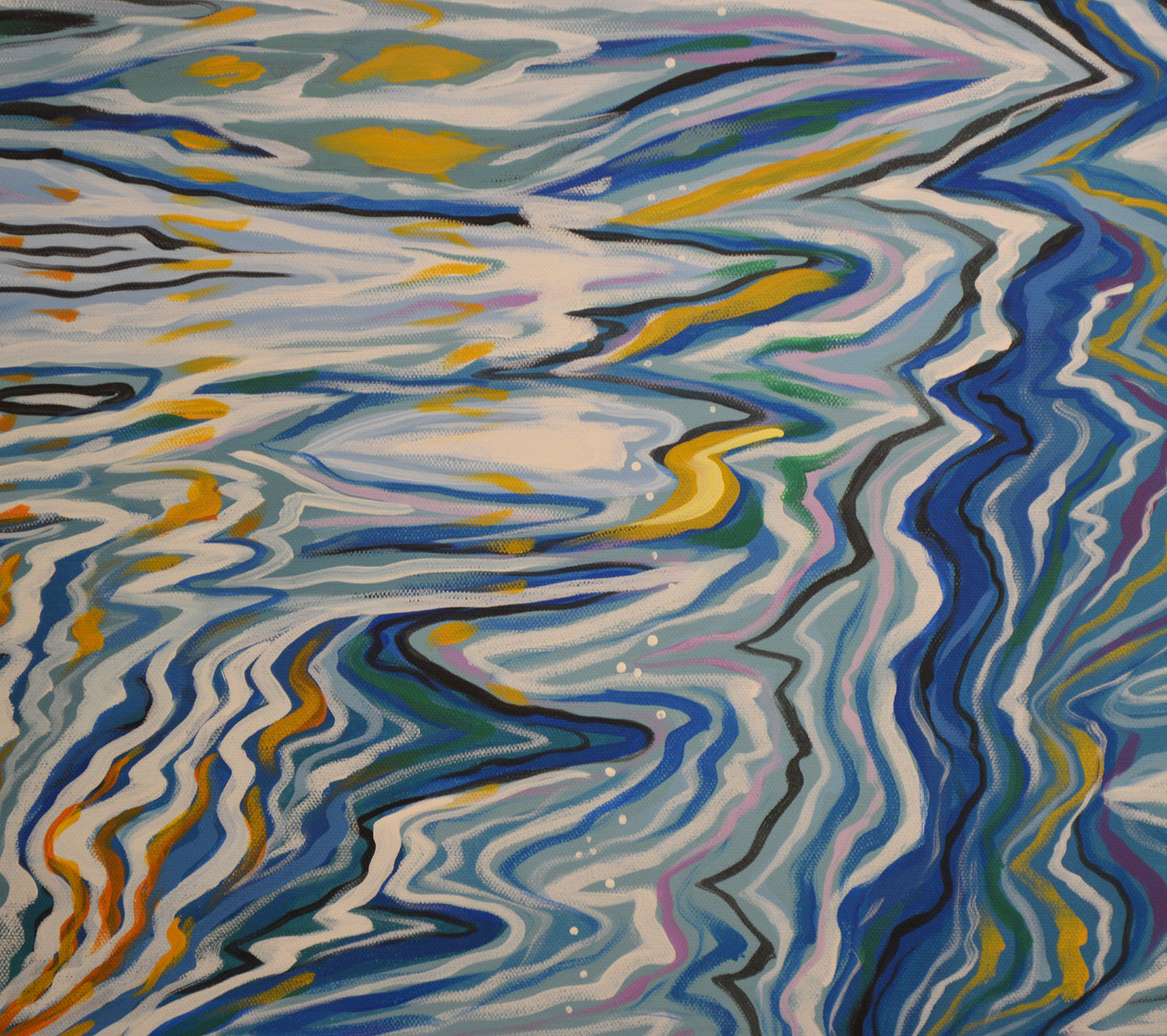 Red Reflections, 24" x 36" Print on Paper