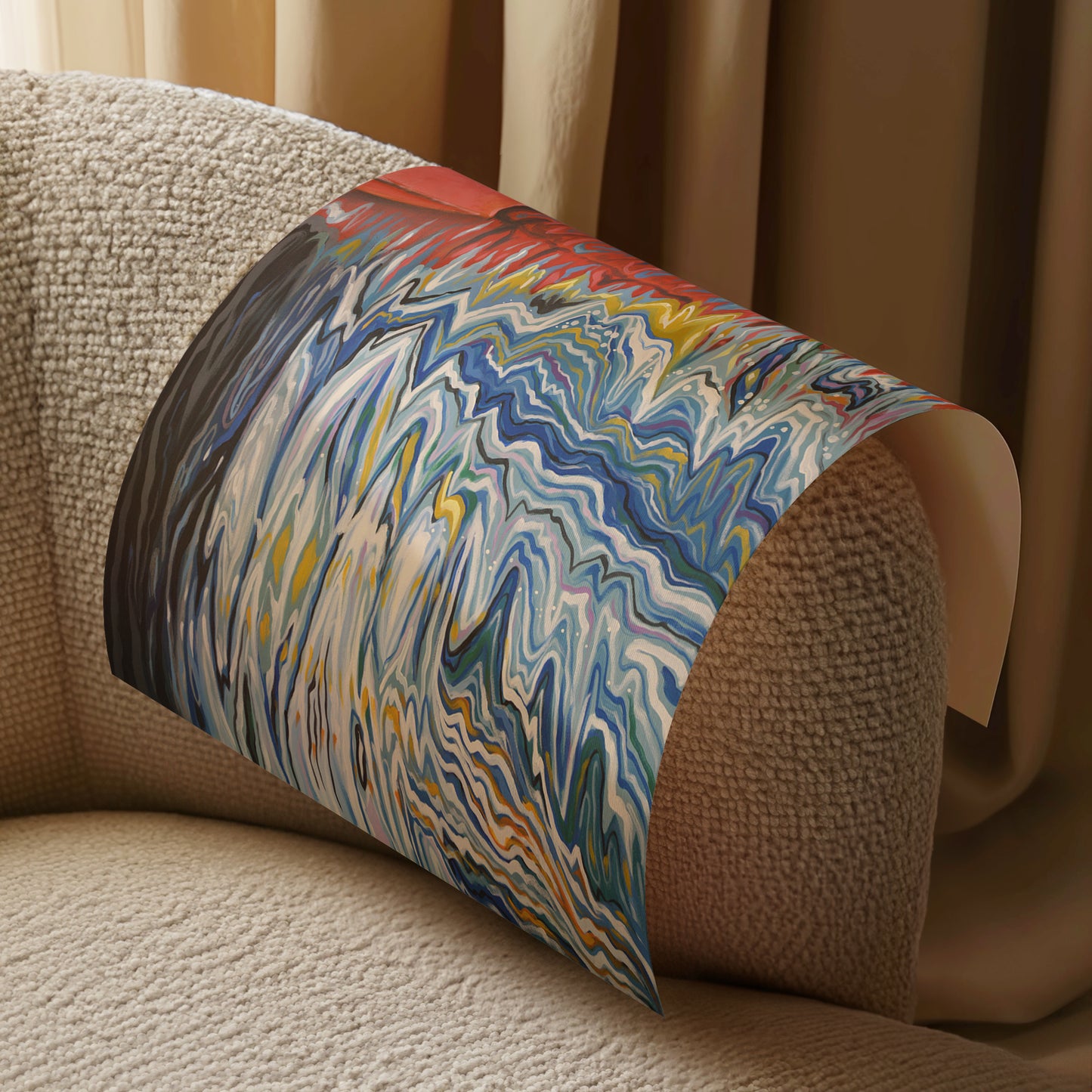 Red Reflections, 24" x 36" Print on Paper