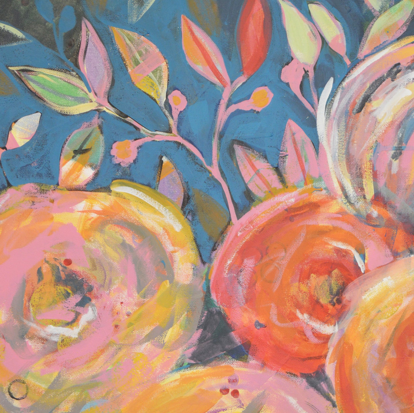 Dancing Blossoms, 24" x 36" Print on Paper