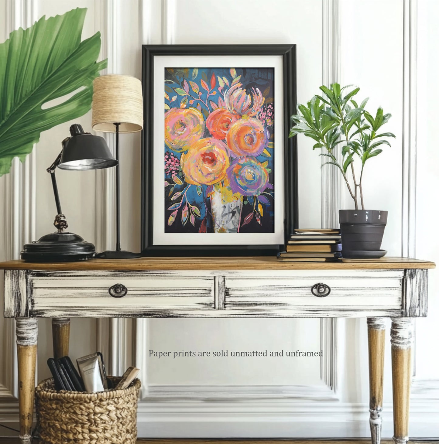 Dancing Blossoms, 24" x 36" Print on Paper